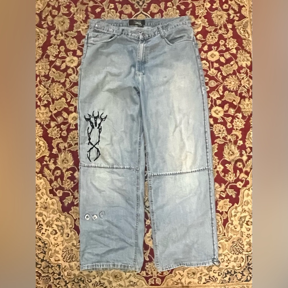 Embroidered pants